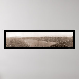 Pôster Foto 1908 do futebol de Harvard Yale