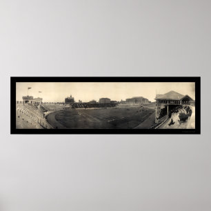 Pôster Foto 1908 do futebol NY da faculdade