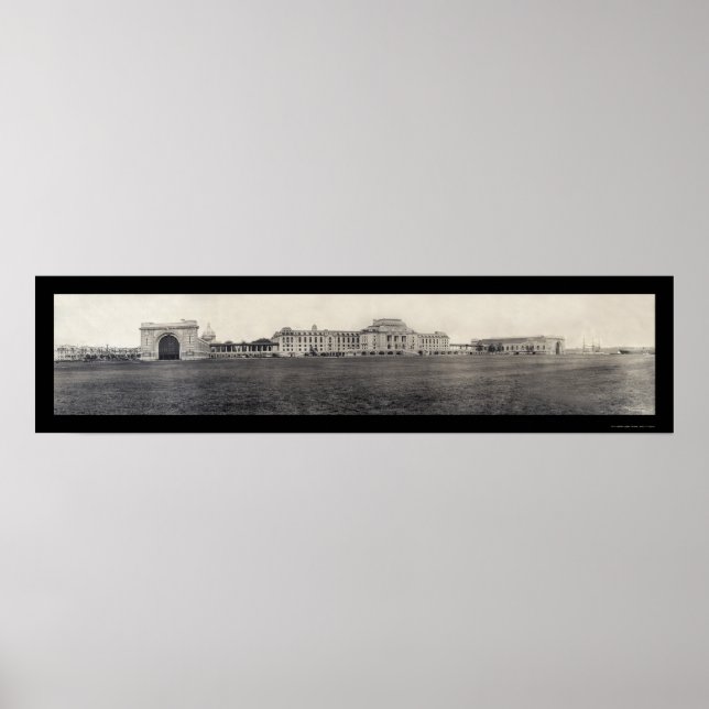 Pôster Foto 1909 da Academia Naval (Frente)