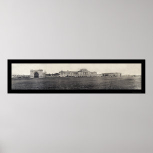 Pôster Foto 1909 das construções da Academia Naval