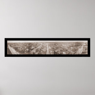 Poster Foto 1909 de Jersey City NJ Panview