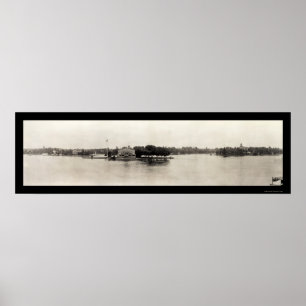 Poster Foto 1909 de mil ilhas, New York