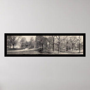 Poster Foto 1909 do IL da universidade de Millikin