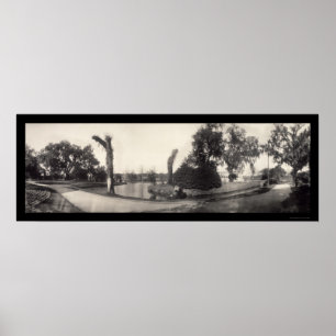 Pôster Foto 1909 do parque da cidade de Nova Orleães