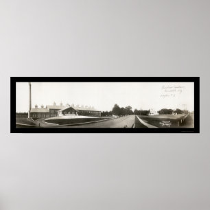 Poster Foto 1910 da fábrica do leite de Bordens