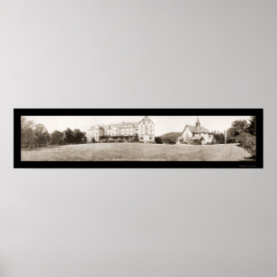 Poster Foto 1910 da faculdade de Asheville