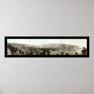 Poster Foto 1910 de Avalon, ilha de CA Catalina