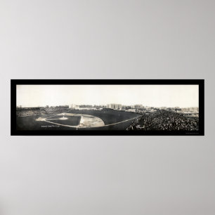 Poster Foto 1910 do basebol NY da liga americana