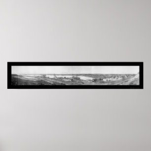 Pôster Foto 1910 do providência RI do porto