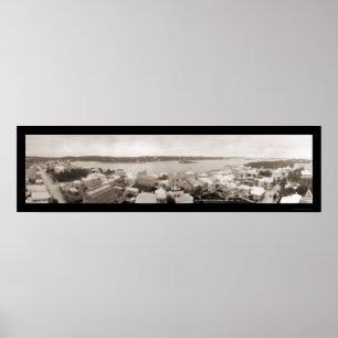 Pôster Foto 1911 da torre de Hamilton Bermuda