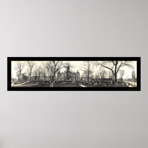 Pôster Foto 1911 da universidade de Drake da capela