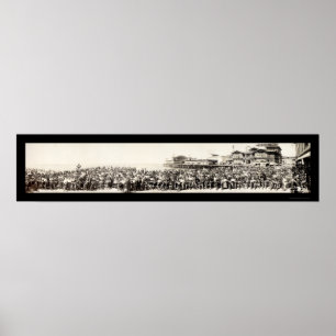 Poster Foto 1911 do clube da motocicleta de Los Angeles