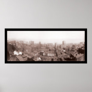 Poster Foto 1912 de Chicago Illinois