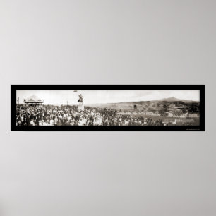 Pôster Foto 1913 da dedicação de Kit Carson