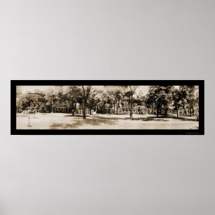 Poster Foto 1913 da universidade de Rutgers NJ