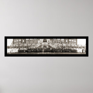 Poster Foto 1913 de Loyola do LA de Nova Orleães