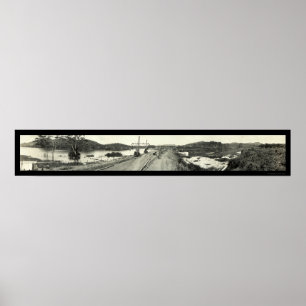 Pôster Foto 1913 de Panamá do dique de Gamboa