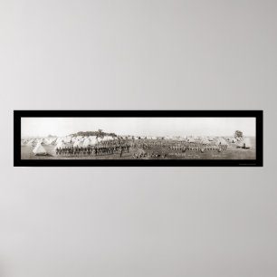 Pôster Foto 1913 do exército WWI da escala de rifle