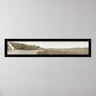 Poster Foto 1913 do futebol de Purdue Wabash