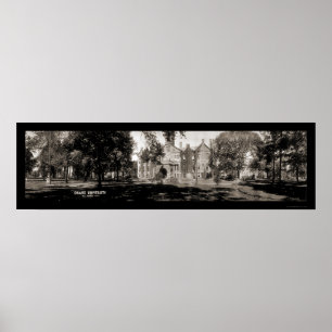 Poster Foto 1914 da universidade IA de Drake
