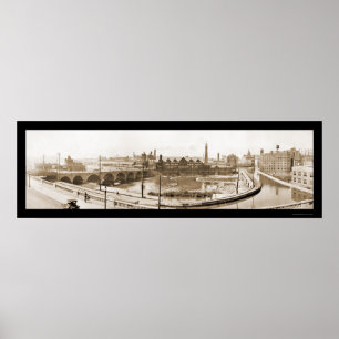 Poster Foto 1914 de Rochester, rio de NY