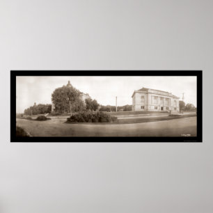 Poster Foto 1914 do LG da faculdade de Augustana