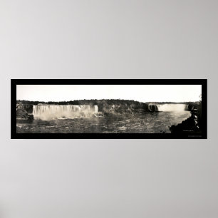 Pôster Foto 1916 de Birdseye Niagara Falls