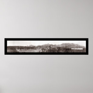 Pôster Foto 1916 do nascer do sol do parque da geleira