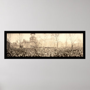 Poster Foto 1917 de Philadelphfia WWI da reunião