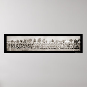 Poster Foto 1917 dos oficiais do exército WWI