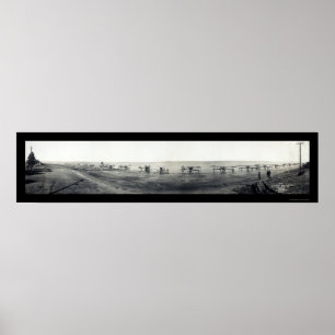 Pôster Foto 1918 de CA dos aviões do marinho dos E.U.