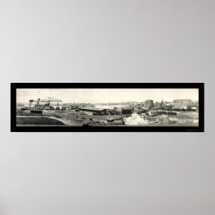 Pôster Foto 1919 de Puerto Rico do óleo de carvão