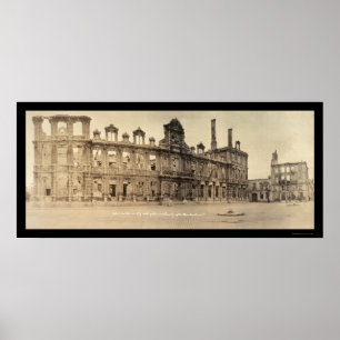 Poster Foto 1919 de Rheims da câmara municipal