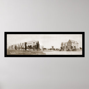 Pôster Foto 1920 da faculdade de Connecticut