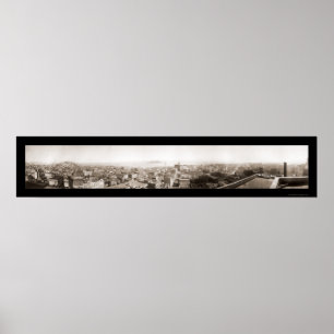 Pôster Foto 1920 do porto de San Francisco