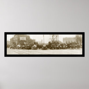 Poster Foto 1921 do departamento Niagara do fogo
