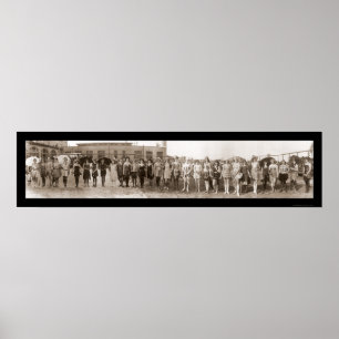 Poster Foto 1923 das belezas do roupa de banho