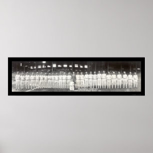 Poster Foto 1929 do atletismo de Philadelphfia