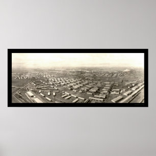 Pôster Foto aérea 1918 de Grant do acampamento