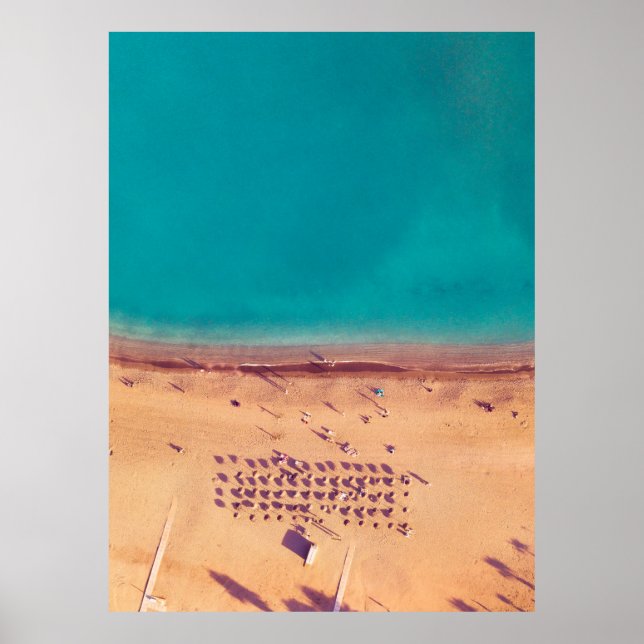 POSTER FOTO AERIAL DA SEASHORE (Frente)
