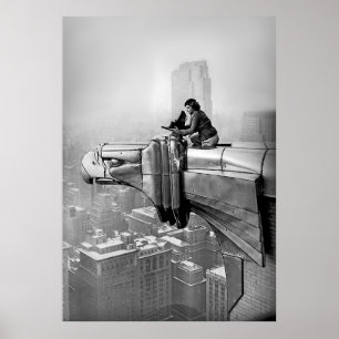 POSTER FOTO ANTIGA DE 1935 MARGARET BOURKE CIDADE DE NOVA