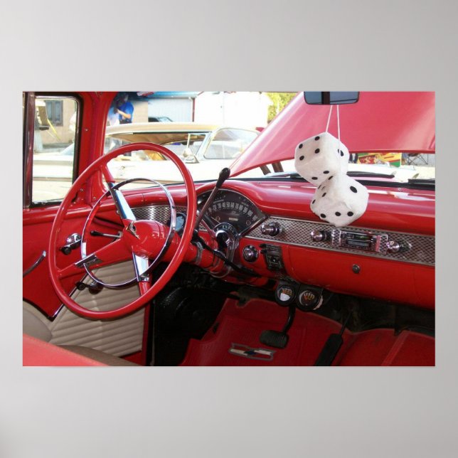 Poster Foto Automática Clássica de Dice Perigosa (Frente)