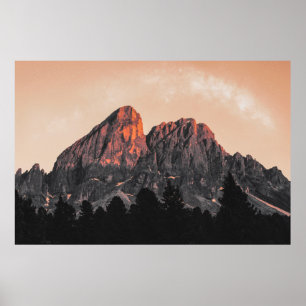 POSTER FOTO BAIXA DO ÂNGULO DA FORMAÇÃO ROCK