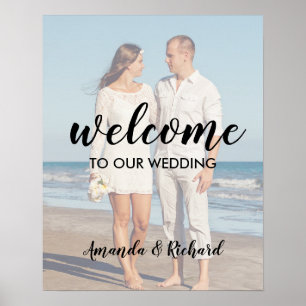 Poster Foto Bem-vindo Casamento