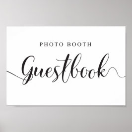 Poster Foto: Booth Guestbook - Sinal de Casamentos