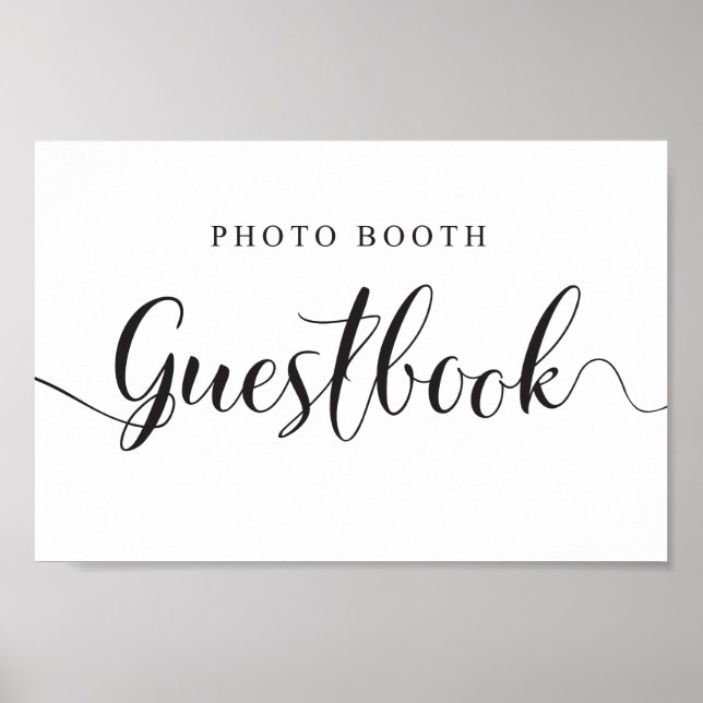 Poster Foto: Booth Guestbook - Sinal de Casamentos (Frente)