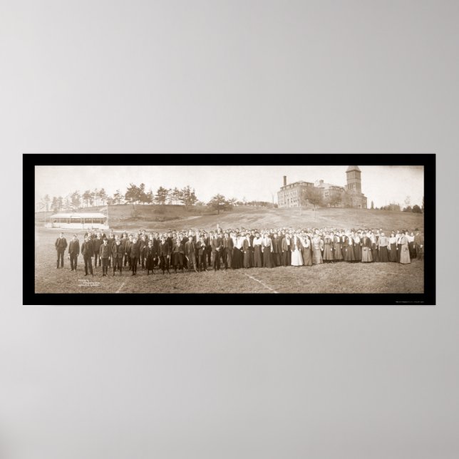 Poster Foto da Academia Cushing 1903 (Frente)