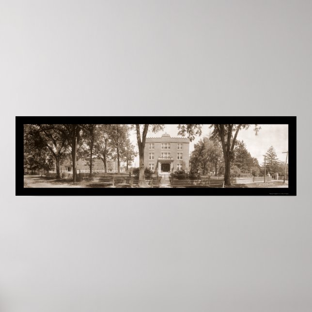 Pôster Foto da Academia Militar Alton 1908 (Frente)