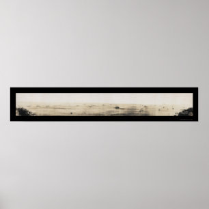 Pôster Foto da baía de Panamá da frota do marinho