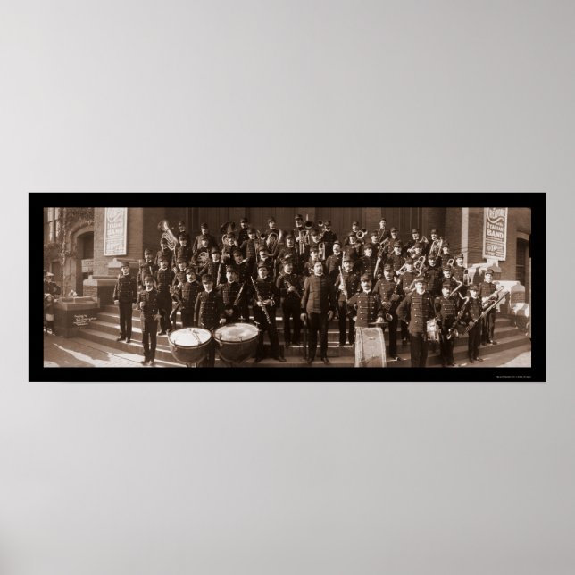 Pôster Foto da Banda do Boston MÃE 1903 (Frente)